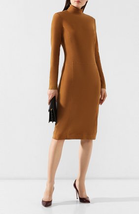 Женское замшевое платье RALPH LAUREN коричневого цвета по цене 258000 руб., арт. 290760053 | Фото 2 Женское замшевое платье RALPH LAUREN коричневого цвета, арт. 290760053 | Фото 2