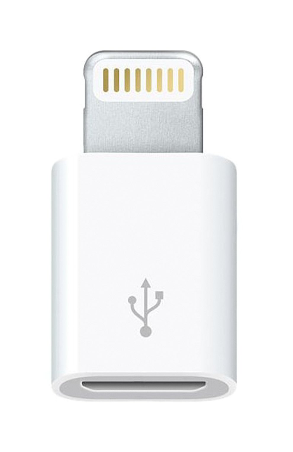 Адаптер lightning/microusb APPLE белого цвета, арт. MD820ZM/A | Фото 1 (Статус проверки: Проверена категория)