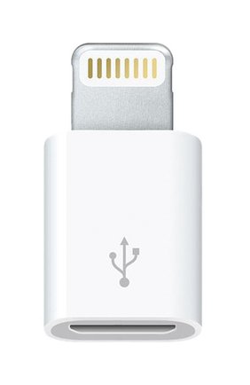 Адаптер lightning/microusb APPLE белого цвета по цене 1890 руб., арт. MD820ZM/A | Фото 1 Адаптер lightning/microusb APPLE белого цвета, арт. MD820ZM/A | Фото 1 (Статус проверки: Проверена категория)