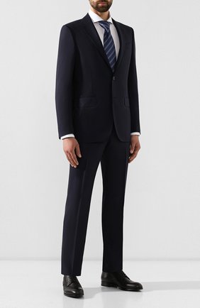 Мужской кожаные дерби ERMENEGILDO ZEGNA черного цвета по цене 41200 руб., арт. A4273X-LHCV0 | Фото 2 Мужской кожаные дерби ERMENEGILDO ZEGNA черного цвета, арт. A4273X-LHCV0 | Фото 2
