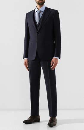 Мужская хлопковая сорочка ERMENEGILDO ZEGNA голубого цвета по цене 32950 руб., арт. 601030/9MS0BR | Фото 2 Мужская хлопковая сорочка ERMENEGILDO ZEGNA голубого цвета, арт. 601030/9MS0BR | Фото 2 (Мужское Кросс-КТ: Сорочка-одежда; Длина (для топов): Стандартные; Материал внешний: Хлопок; Статус проверки: Проверена категория, Проверено; Рукава: Длинные; Принт: Однотонные; Случай: Формальный; Манжеты: На пуговицах; Воротник: Акула)