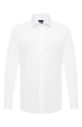 Мужская хлопковая сорочка ERMENEGILDO ZEGNA белого цвета по цене 27350 руб., арт. 601031/9MS0BR | Фото 1 Мужская хлопковая сорочка ERMENEGILDO ZEGNA белого цвета, арт. 601031/9MS0BR | Фото 1