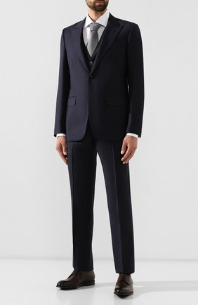 Мужская хлопковая сорочка ERMENEGILDO ZEGNA белого цвета по цене 38350 руб., арт. 601222/9RS0BR | Фото 2 Мужская хлопковая сорочка ERMENEGILDO ZEGNA белого цвета, арт. 601222/9RS0BR | Фото 2 (Статус проверки: Проверено, Проверена категория; Длина (для топов): Стандартные; Материал внешний: Хлопок; Рукава: Длинные; Случай: Формальный; Воротник: Акула; Мужское Кросс-КТ: Сорочка-одежда; Принт: Однотонные; Манжеты: На пуговицах)