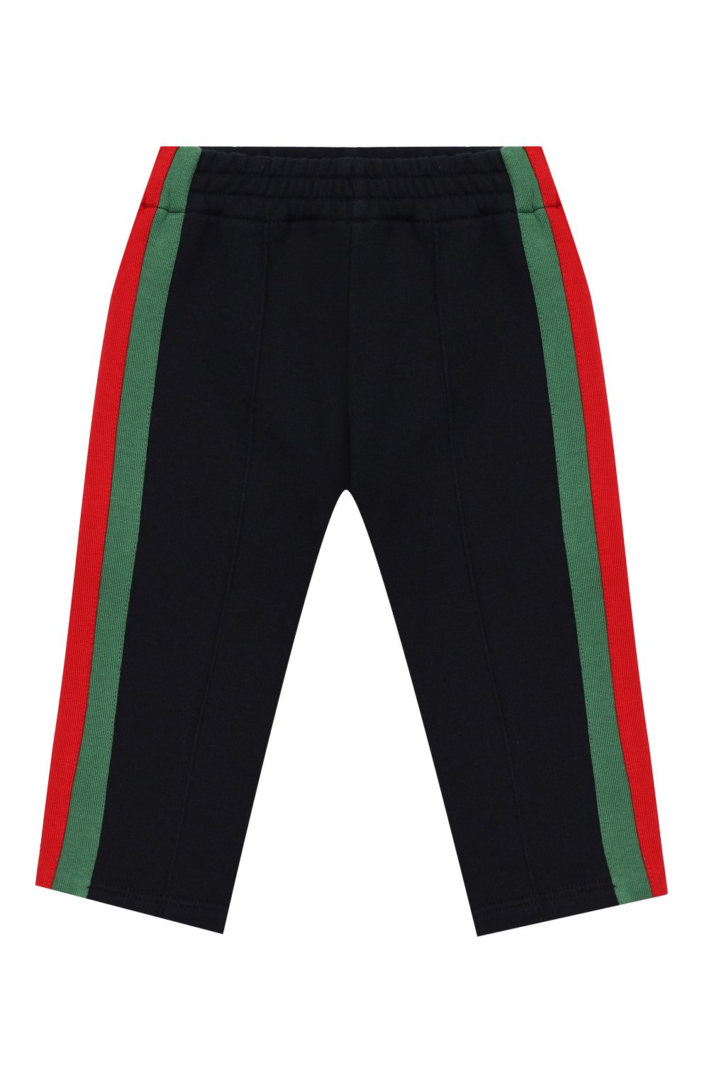 Детские хлопковые брюки GUCCI синего цвета, арт. 516308/X9T78 | Фото 1