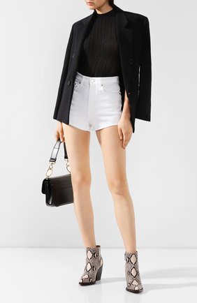 Женские белые джинсовые шорты Givenchy, арт. BW50E550AN купить в ЦУМ | Фото №2 Джинсовые шорты Givenchy белые | Фото №2