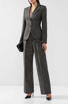 Женский жакет KITON серого цвета по цене 311500 руб., арт. D15509K01S56 | Фото 2 Женский жакет KITON серого цвета, арт. D15509K01S56 | Фото 2