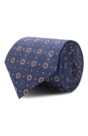 Мужской шелковый галстук CANALI синего цвета по цене 10600 руб., арт. 18/HJ02262 | Фото 1 Мужской шелковый галстук CANALI синего цвета, арт. 18/HJ02262 | Фото 1