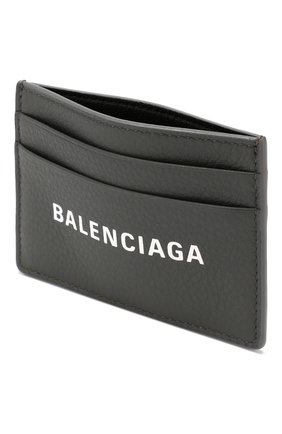 Мужской кожаный футляр для кредитных карт BALENCIAGA серого цвета по цене 12850 руб., арт. 490620/DLQ4N | Фото 3 Мужской кожаный футляр для кредитных карт BALENCIAGA серого цвета, арт. 490620/DLQ4N | Фото 3