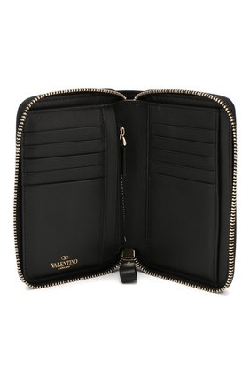 Женские кожаное портмоне valentino garavani VALENTINO черного цвета по цене 36050 руб., арт. SW2P0P79/KZQ | Фото 3 Женские кожаное портмоне valentino garavani VALENTINO черного цвета, арт. SW2P0P79/KZQ | Фото 3