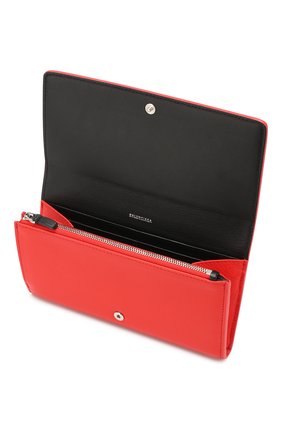 Женские кожаный кошелек everyday BALENCIAGA красного цвета по цене 30950 руб., арт. 555709/DLQ4N | Фото 3 Женские кожаный кошелек everyday BALENCIAGA красного цвета, арт. 555709/DLQ4N | Фото 3