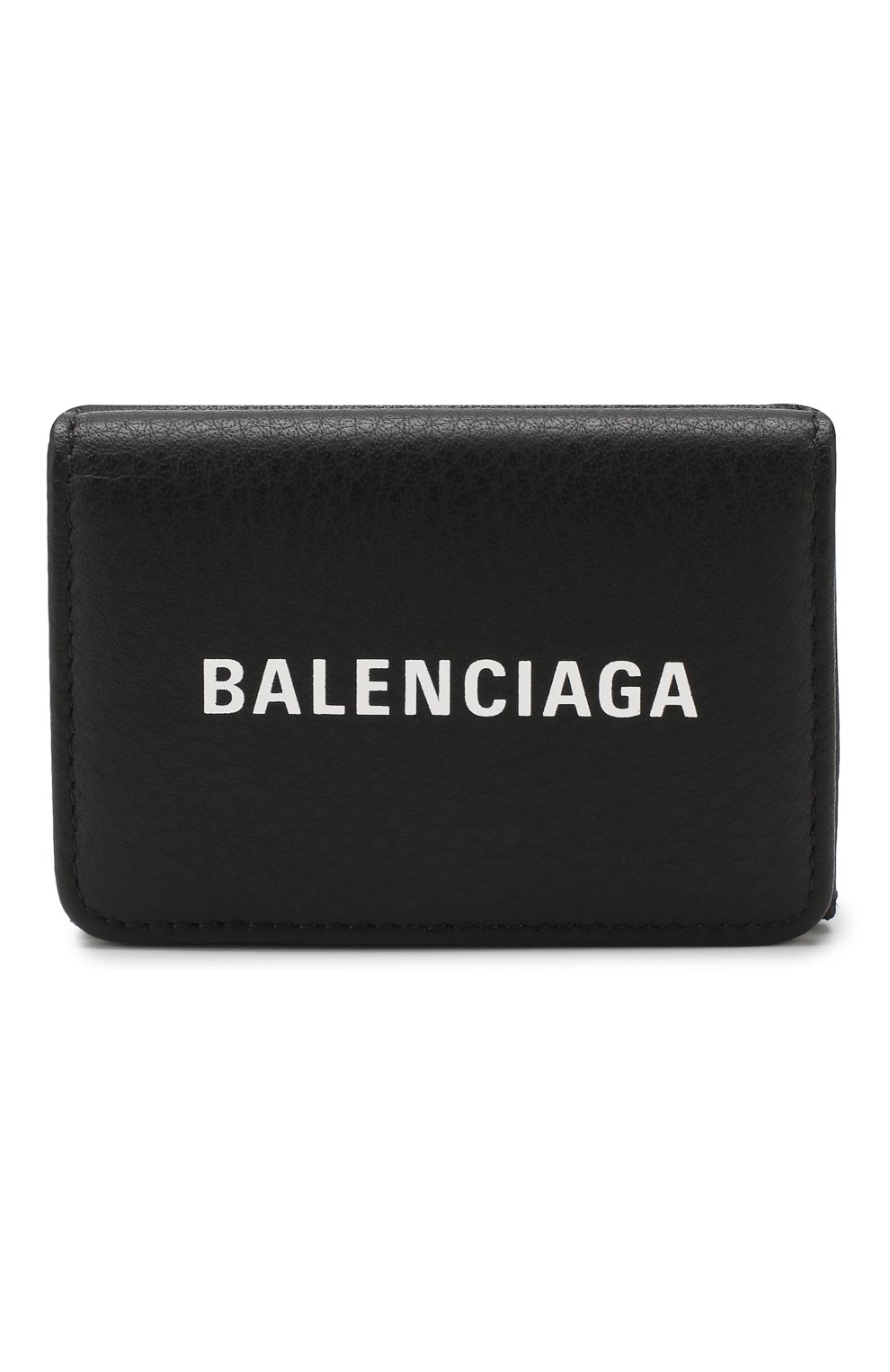 Женские кожаное портмоне everyday BALENCIAGA черного цвета, арт. 551921/DLQ4N | Фото 1