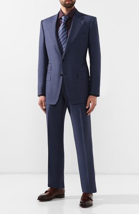 Мужская хлопковая сорочка ERMENEGILDO ZEGNA коричневого цвета по цене 23200 руб., арт. 601066/9MS0BR | Фото 2 Мужская хлопковая сорочка ERMENEGILDO ZEGNA коричневого цвета, арт. 601066/9MS0BR | Фото 2