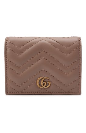 Женские кожаное портмоне gg marmon GUCCI бежевого цвета по цене 32200 руб., арт. 466492/DTD1T | Фото 1 Женские кожаное портмоне gg marmon GUCCI бежевого цвета, арт. 466492/DTD1T | Фото 1