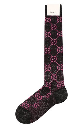 Женские гольфы GUCCI черного цвета по цене 9300 руб., арт. 476525/3G199 | Фото 1 Женские гольфы GUCCI черного цвета, арт. 476525/3G199 | Фото 1