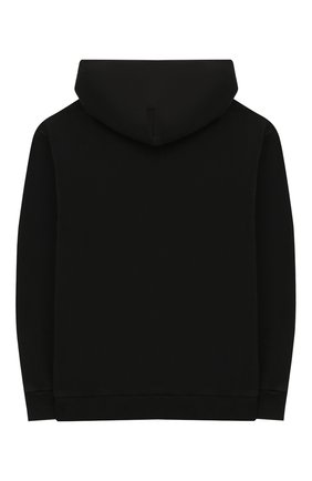 Детский хлопковое худи BALENCIAGA черного цвета по цене 18900 руб., арт. 558143/TEVD1 | Фото 2 Детский хлопковое худи BALENCIAGA черного цвета, арт. 558143/TEVD1 | Фото 2