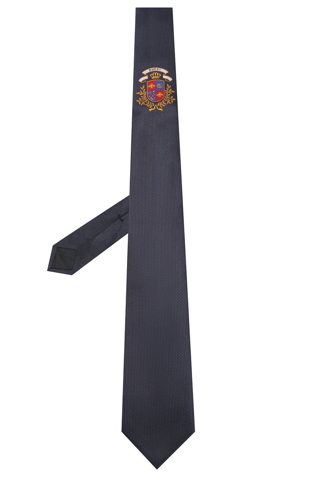 Мужской шелковый галстук GUCCI синего цвета по цене 13200 руб., арт. 571780/4E002 | Фото 2 Мужской шелковый галстук GUCCI синего цвета, арт. 571780/4E002 | Фото 2