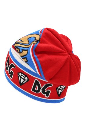 Мужская шерстяная шапка DOLCE & GABBANA разноцветного цвета по цене 19450 руб., арт. GX458T/JAMSZ | Фото 2 Мужская шерстяная шапка DOLCE & GABBANA разноцветного цвета, арт. GX458T/JAMSZ | Фото 2