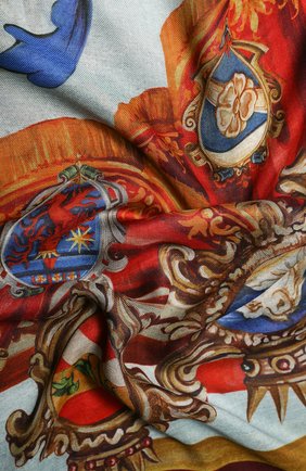 Мужской шарф DOLCE & GABBANA разноцветного цвета по цене 34950 руб., арт. GQ239E/G3SEX | Фото 2 Мужской шарф DOLCE & GABBANA разноцветного цвета, арт. GQ239E/G3SEX | Фото 2