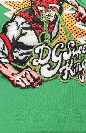 Мужской хлопковая бейсболка DOLCE & GABBANA зеленого цвета по цене 34950 руб., арт. GH590Z/FUFI0 | Фото 3 Мужской хлопковая бейсболка DOLCE & GABBANA зеленого цвета, арт. GH590Z/FUFI0 | Фото 3