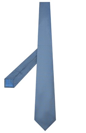 Мужской шелковый галстук BRIONI голубого цвета по цене 16950 руб., арт. 062I00/08440 | Фото 2 Мужской шелковый галстук BRIONI голубого цвета, арт. 062I00/08440 | Фото 2