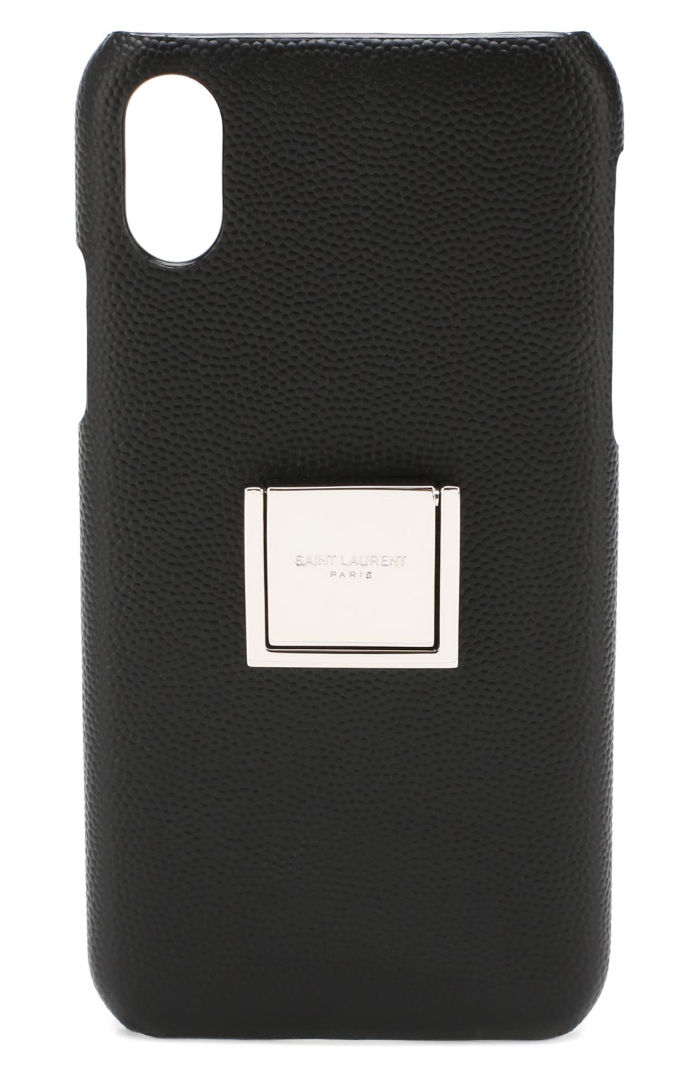Мужской кожаный чехол для iphone x/xs SAINT LAURENT черного цвета, арт. 585435/BTY0N | Фото 1