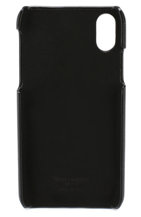 Мужской кожаный чехол для iphone x/xs SAINT LAURENT черного цвета по цене 22200 руб., арт. 585435/BTY0N | Фото 2 Мужской кожаный чехол для iphone x/xs SAINT LAURENT черного цвета, арт. 585435/BTY0N | Фото 2