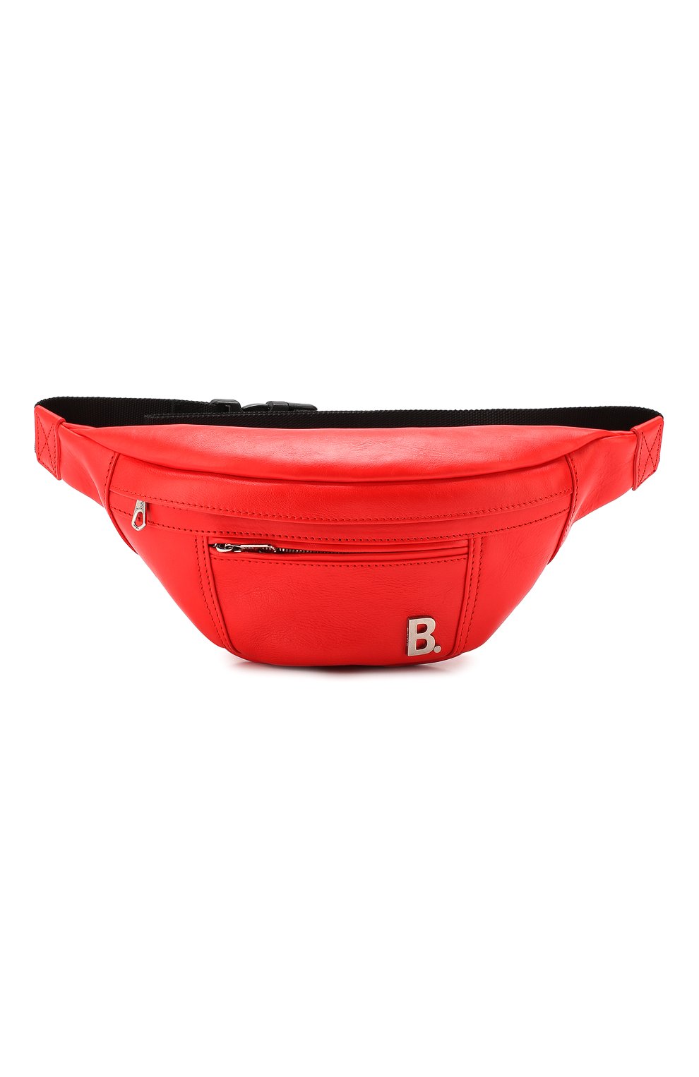 Женская поясная сумка soft xs BALENCIAGA красного цвета, арт. 580028/1EU1N | Фото 1