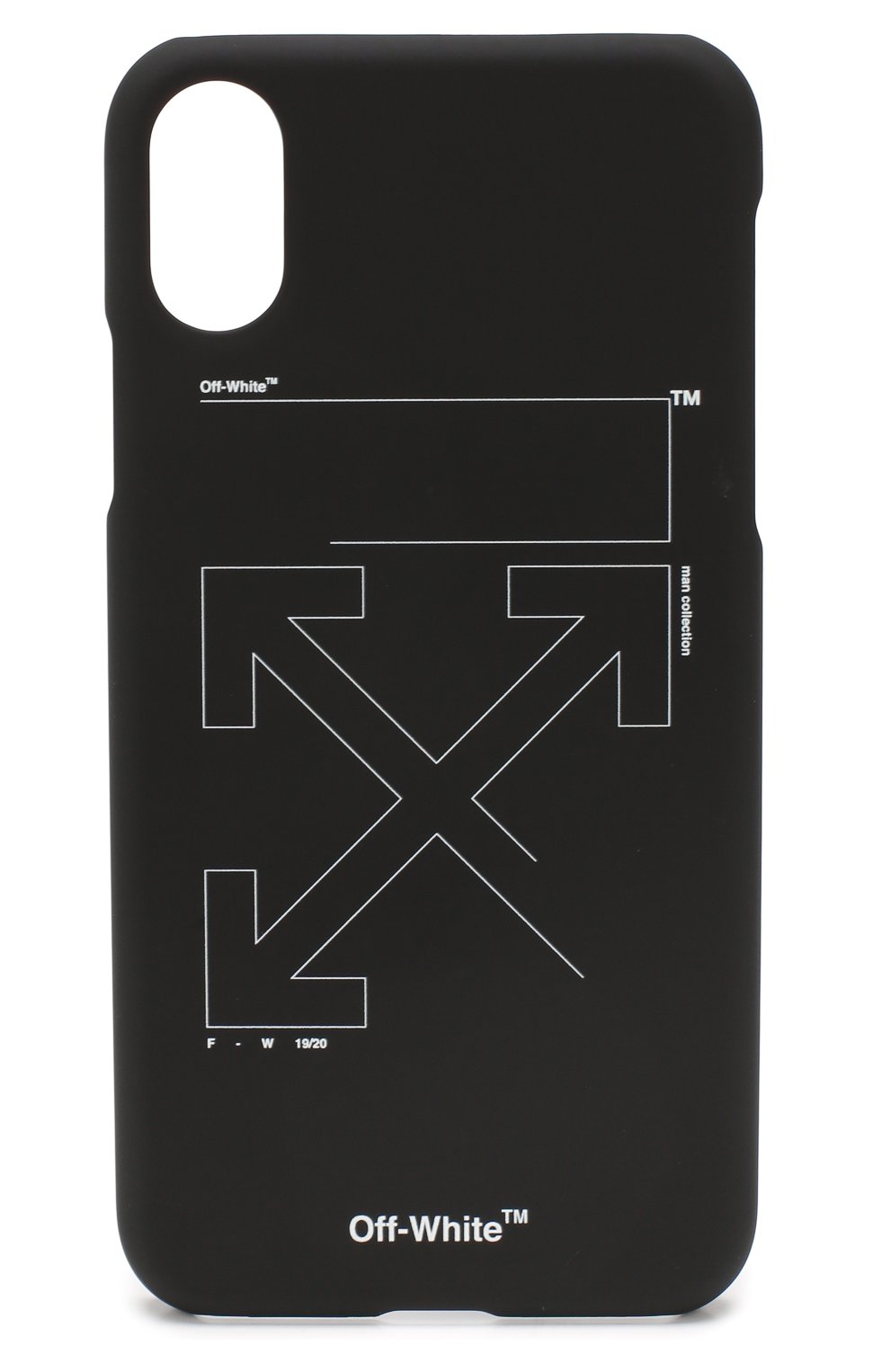 Мужской чехол для iphone x/xs OFF-WHITE черного цвета, арт. 0MPA007E192940031001 | Фото 1