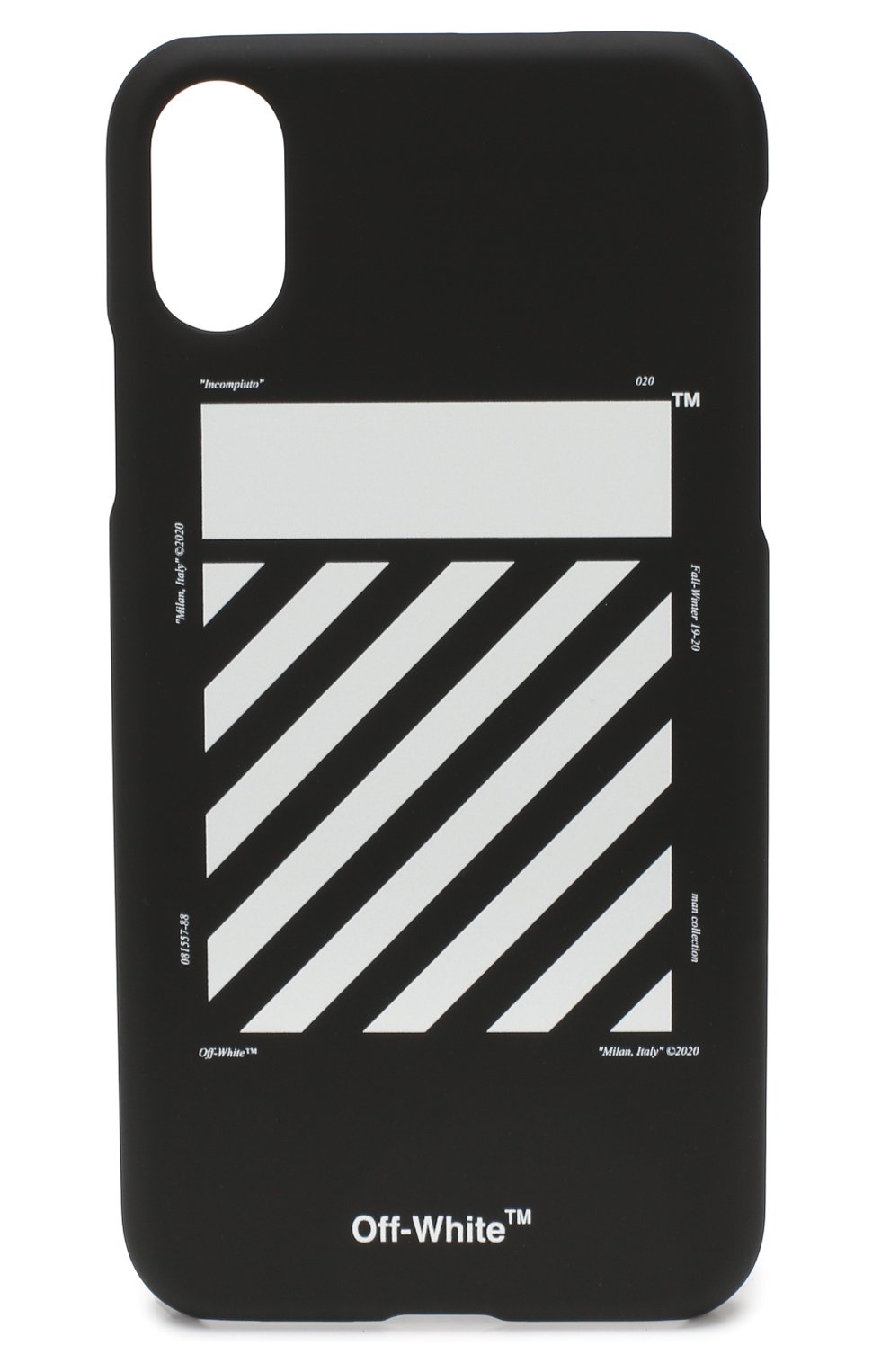 Мужской чехол для iphone x/xs OFF-WHITE черного цвета, арт. 0MPA007E192940281001 | Фото 1