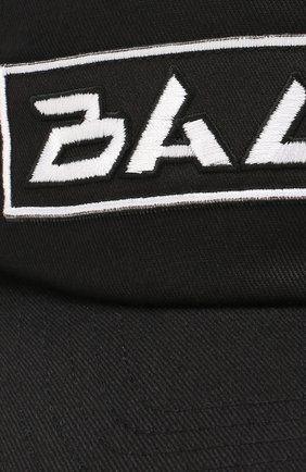Мужской хлопковая бейсболка BALMAIN черного цвета по цене 26450 руб., арт. SH1A044/Z520 | Фото 3 Мужской хлопковая бейсболка BALMAIN черного цвета, арт. SH1A044/Z520 | Фото 3