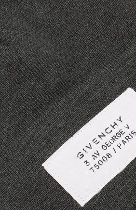 Мужская шапка GIVENCHY серого цвета по цене 16850 руб., арт. GVCAPP/U1598 | Фото 3 Мужская шапка GIVENCHY серого цвета, арт. GVCAPP/U1598 | Фото 3