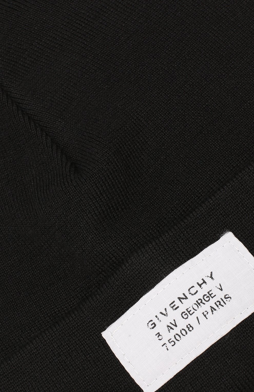 Мужская шапка GIVENCHY черного цвета по цене 16850 руб., арт. GVCAPP/U1598 | Фото 3 Мужская шапка GIVENCHY черного цвета, арт. GVCAPP/U1598 | Фото 3
