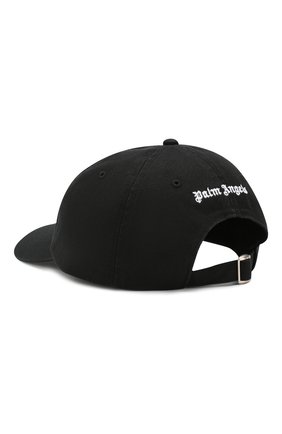 Мужской хлопковая бейсболка PALM ANGELS черного цвета по цене 7860 руб., арт. PMLB003E192240031006 | Фото 2 Мужской хлопковая бейсболка PALM ANGELS черного цвета, арт. PMLB003E192240031006 | Фото 2