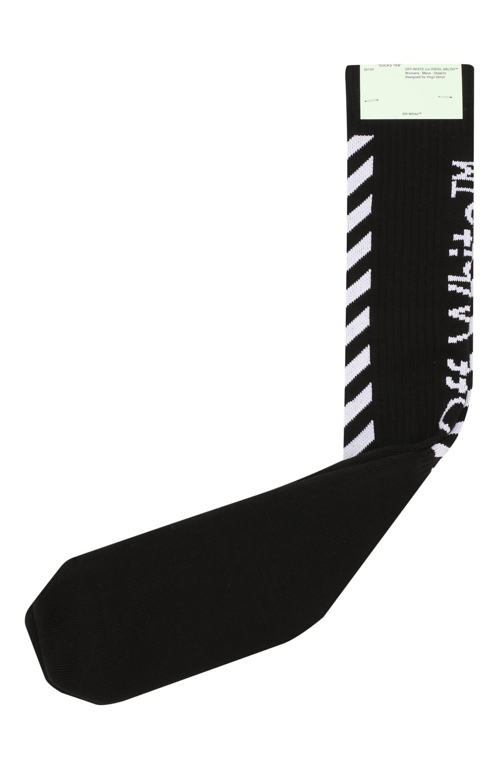 Мужские хлопковые носки OFF-WHITE черного цвета, арт. 0MRA001E191200281001 | Фото 1