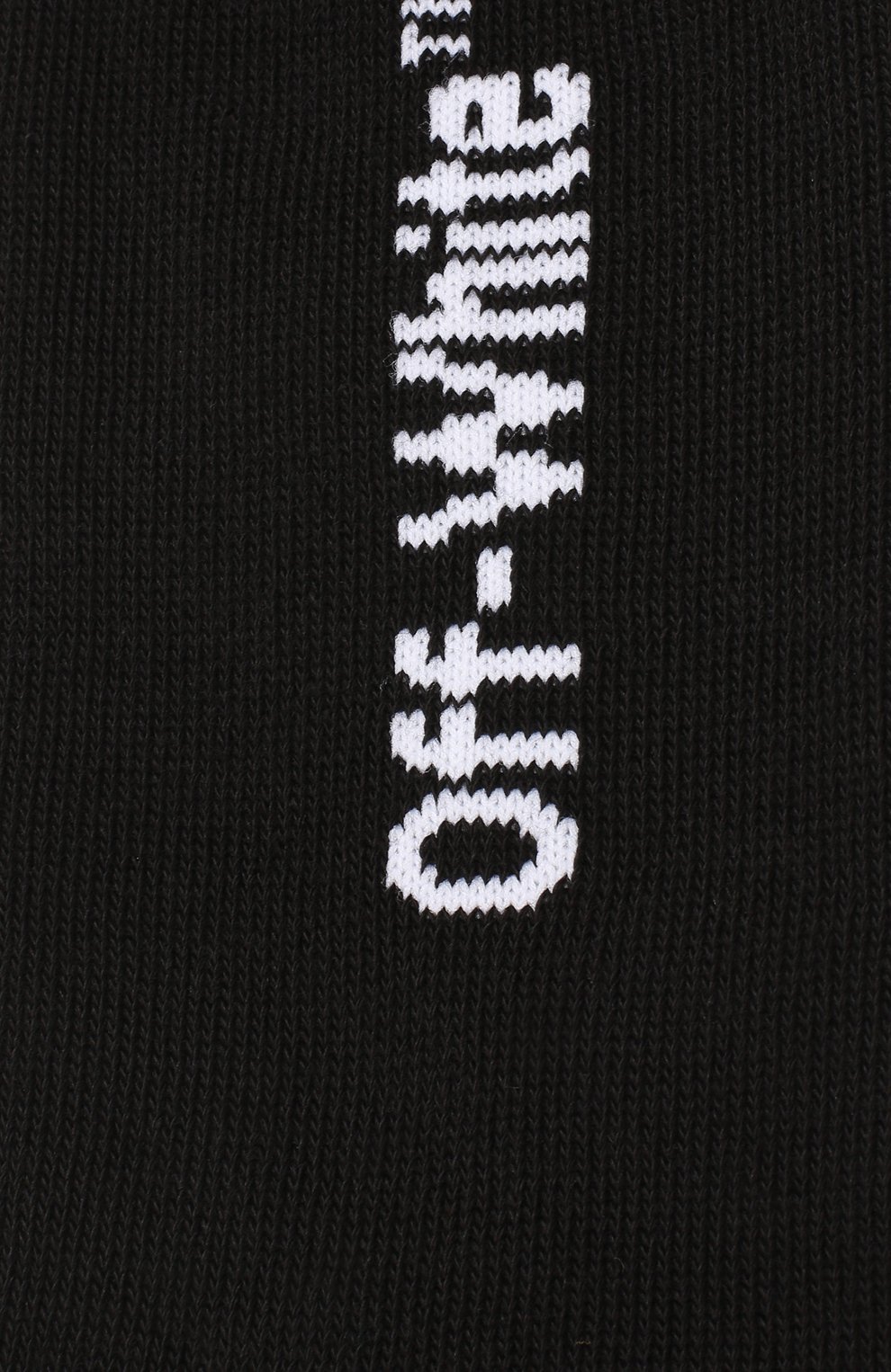 Мужские хлопковые носки OFF-WHITE черного цвета по цене 4860 руб., арт. 0MRA001E191200281001 | Фото 2 Мужские хлопковые носки OFF-WHITE черного цвета, арт. 0MRA001E191200281001 | Фото 2