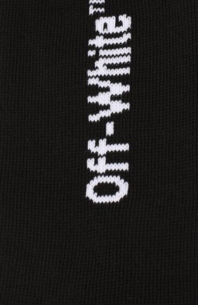Мужские хлопковые носки OFF-WHITE черного цвета по цене 4860 руб., арт. 0MRA001E191200281001 | Фото 2 Мужские хлопковые носки OFF-WHITE черного цвета, арт. 0MRA001E191200281001 | Фото 2