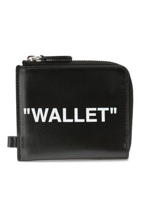 Мужской кожаное портмоне OFF-WHITE черного цвета по цене 14600 руб., арт. 0MNC013E198530581001 | Фото 1 Мужской кожаное портмоне OFF-WHITE черного цвета, арт. 0MNC013E198530581001 | Фото 1