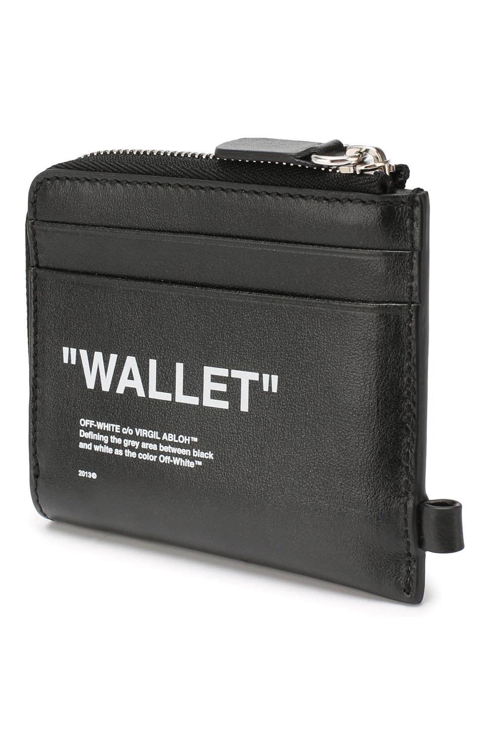 Мужской кожаное портмоне OFF-WHITE черного цвета по цене 14600 руб., арт. 0MNC013E198530581001 | Фото 2 Мужской кожаное портмоне OFF-WHITE черного цвета, арт. 0MNC013E198530581001 | Фото 2