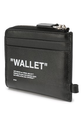 Мужской кожаное портмоне OFF-WHITE черного цвета по цене 14600 руб., арт. 0MNC013E198530581001 | Фото 2 Мужской кожаное портмоне OFF-WHITE черного цвета, арт. 0MNC013E198530581001 | Фото 2