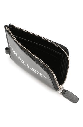 Мужской кожаное портмоне OFF-WHITE черного цвета по цене 14600 руб., арт. 0MNC013E198530581001 | Фото 3 Мужской кожаное портмоне OFF-WHITE черного цвета, арт. 0MNC013E198530581001 | Фото 3