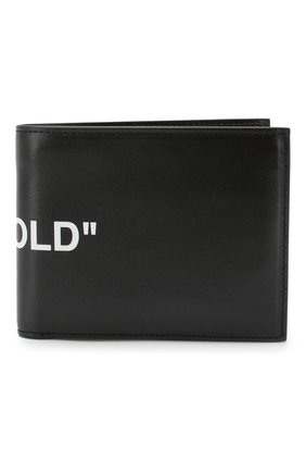 Мужской кожаное портмоне OFF-WHITE черного цвета по цене 15550 руб., арт. 0MNC008E198530581001 | Фото 1 Мужской кожаное портмоне OFF-WHITE черного цвета, арт. 0MNC008E198530581001 | Фото 1