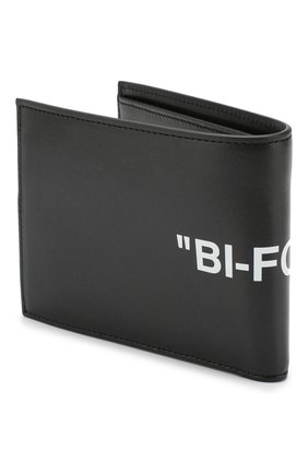 Мужской кожаное портмоне OFF-WHITE черного цвета по цене 15550 руб., арт. 0MNC008E198530581001 | Фото 2 Мужской кожаное портмоне OFF-WHITE черного цвета, арт. 0MNC008E198530581001 | Фото 2
