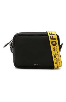 Мужская сумка OFF-WHITE черного цвета по цене 32400 руб., арт. 0MNA049E19E480021000 | Фото 5 Мужская сумка OFF-WHITE черного цвета, арт. 0MNA049E19E480021000 | Фото 5