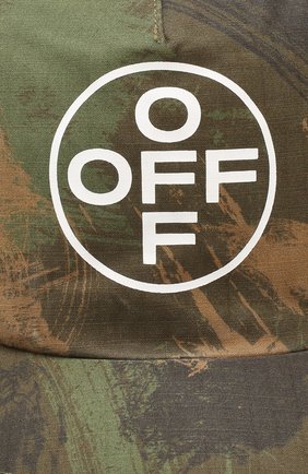 Мужской хлопковая бейсболка OFF-WHITE хаки цвета по цене 14600 руб., арт. 0MLB008E19A660189901 | Фото 3 Мужской хлопковая бейсболка OFF-WHITE хаки цвета, арт. 0MLB008E19A660189901 | Фото 3