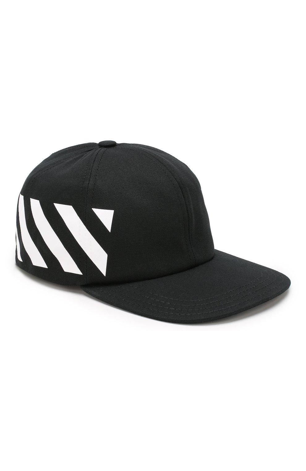 Мужской хлопковая бейсболка OFF-WHITE черного цвета, арт. 0MLB008E194000281001 | Фото 1