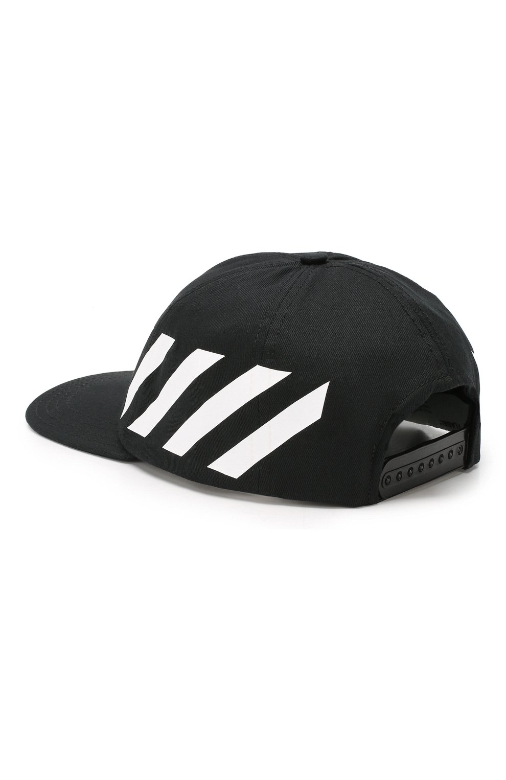 Мужской хлопковая бейсболка OFF-WHITE черного цвета по цене 13800 руб., арт. 0MLB008E194000281001 | Фото 2 Мужской хлопковая бейсболка OFF-WHITE черного цвета, арт. 0MLB008E194000281001 | Фото 2
