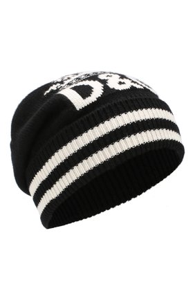 Мужская кашемировая шапка DOLCE & GABBANA черного цвета по цене 17950 руб., арт. GX689T/JAWPE | Фото 1 Мужская кашемировая шапка DOLCE & GABBANA черного цвета, арт. GX689T/JAWPE | Фото 1