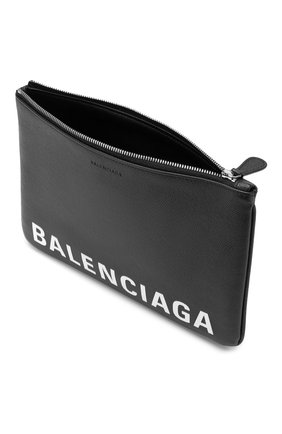 Мужская кожаная папка для документов BALENCIAGA черно-белого цвета по цене 30950 руб., арт. 579857/00TN3 | Фото 4 Мужская кожаная папка для документов BALENCIAGA черно-белого цвета, арт. 579857/00TN3 | Фото 4