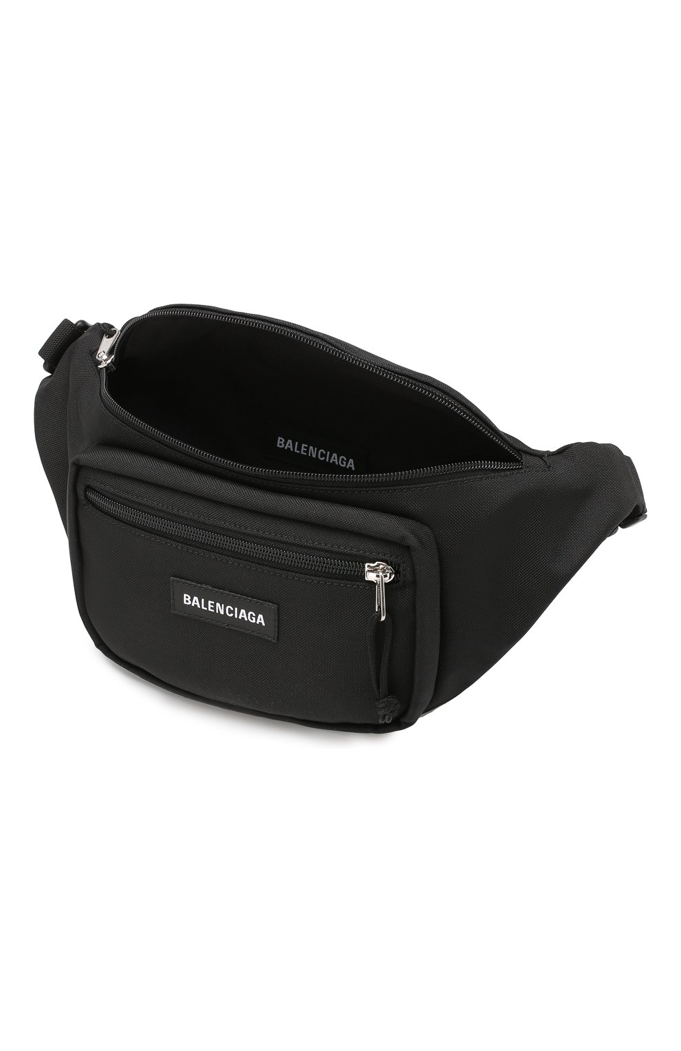 Мужская текстильная поясная сумка explorer BALENCIAGA черного цвета по цене 39950 руб., арт. 567041/9XZ3N | Фото 4 Мужская текстильная поясная сумка explorer BALENCIAGA черного цвета, арт. 567041/9XZ3N | Фото 4