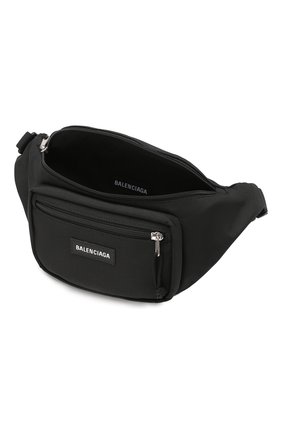 Мужская текстильная поясная сумка explorer BALENCIAGA черного цвета по цене 39950 руб., арт. 567041/9XZ3N | Фото 4 Мужская текстильная поясная сумка explorer BALENCIAGA черного цвета, арт. 567041/9XZ3N | Фото 4